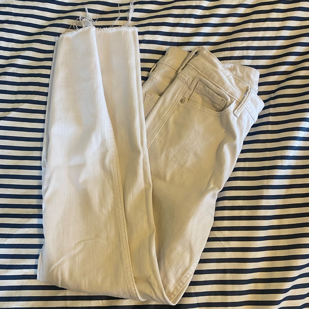 Old Navy Skinny Rockstar Jeans-Distressed Bottom